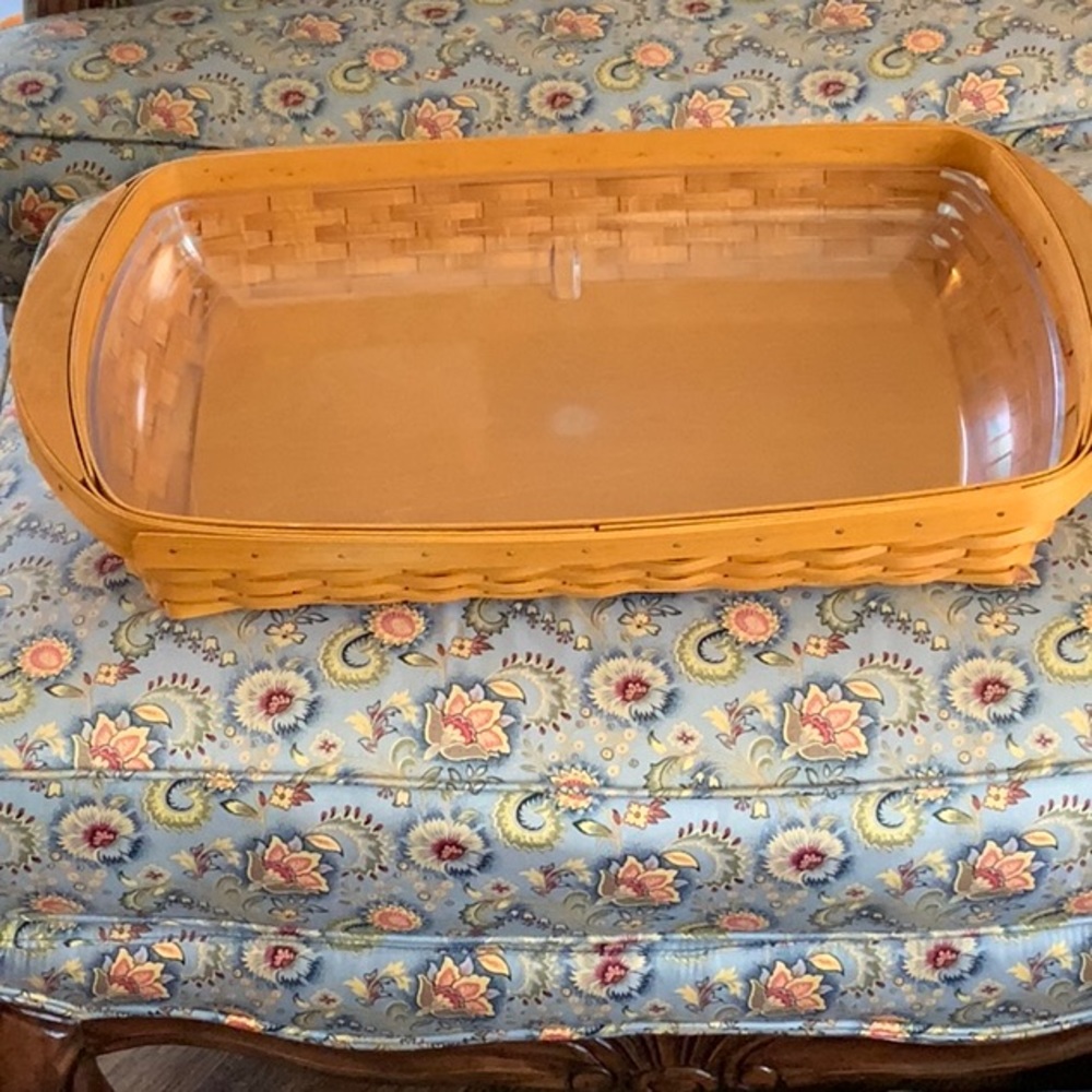 Longaberger Large Serving Basket Signed in 2002